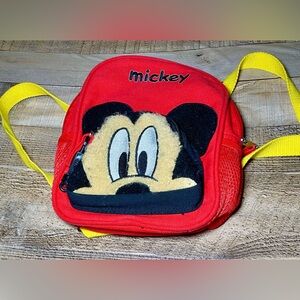Mickey Children’s Backpack with Adjustable Straps‎ and Fuzzy Front Pocket Mickey